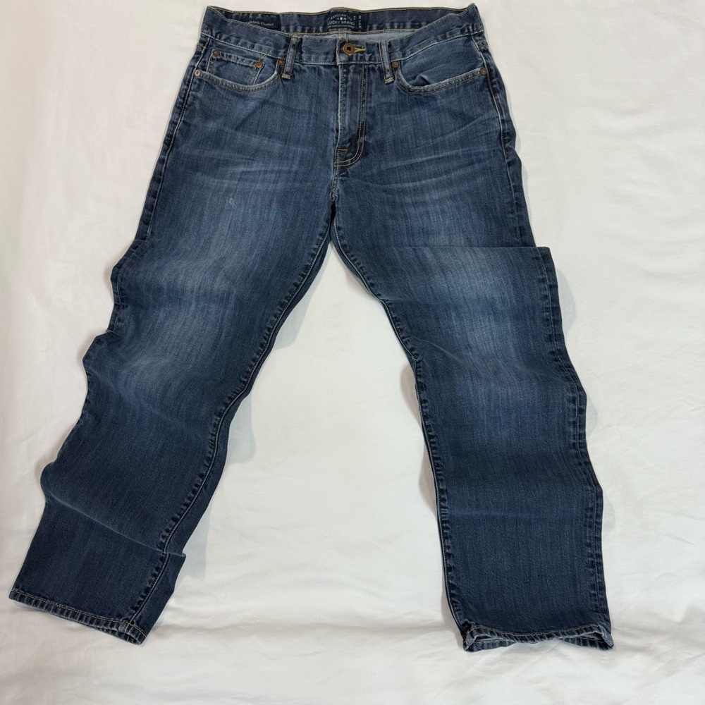 Lucky Brand Dark Blue Straight Jeans
